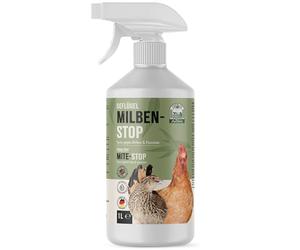 AniForte Aerosol para Pollos y Aves de Corral 1 litro - contra ácaros y parásitos, ácaros del Polvo, Aerosol Ambiental y Aerosol de Contacto, para infestaciones agudas y Medidas preventivas