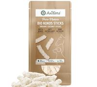 AniForte Bio Kokos-Sticks Snack para Perros 500 g - Snack para el Cuidado Dental de Perros y Caballos, prensado en frío, 100% Coco, golosinas para Perros, recompensa Natural a Base de Coco rallado