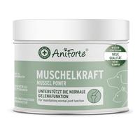 AniForte Fuerza de concha para perros 150 g - 100% natural de concha azul copos con omega-3 y omega-6 para articulaciones, vitalidad, pelo y piel