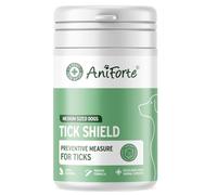 AniForte Garrapata Shield para Perros (10-35kg) 60 cápsulas. Producto 100% Natural. Complejo de Vitamina B Que Actúa como Escudo Anti-Garrapatas y Parásitos