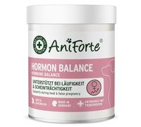 AniForte Hormone Balance Drive Regulator para Perras en celo y Falsa preñez 80 g - 100% Hierbas Naturales, apoya Las Fases hormonales y el Ciclo