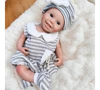 Aniiyy Muñecas de bebé Reborn de Silicona de Cuerpo Completo, muñeca de bebé de 13 Pulgadas Realista, muñeca de bebé Realista con Accesorio