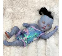 Aniiyy Muñecas de bebé recién nacido de 12 pulgadas que se ven reales de vinilo de cuerpo completo Avatar Reborn Dolls Rooted Hair Realista, muñeca recién nacida