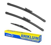 ANIKLUIM® 24"+ 20" Wiper Blades with 13" Rear Wiper Blade Set Replacement for 2008 2009 Ford Taurus X Windshield Wipers Original Factory Quality (Pack of 3)