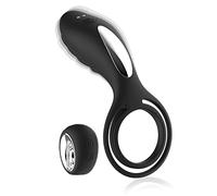 Áñillø Pënë Masculino Silicona Rëtärdäntë Áñillø Vîbrätøriø para Hombre y Mujer Recargable con Mando Eștīmulãdør Clîtørîș Áñillø Vîbrädør Juguëtës Erøticøs para Adultos Parejas Áñillø Pënë Sëxø