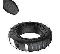 Ānillø Vībradør de Ŝiliçona para el Peņe, Ẹstimửladør de Çlíťoris con 10 Modos de Vībraçión, Cøck Ānillo de Retardo con Control Remoto, Juĝueťe Ŝexừal par