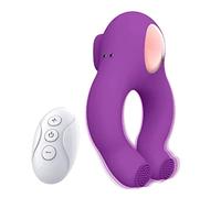 Áñillø Vîbrätøriø para Hombre y Mujer con Mando Baratø Áñillø Pënë Masculino Vîbräntë Silicøna Recärgäble Rëtärdäntë Áñillø Vîbrädør Eștīmulãdør Clîtørîș Sëxø Juguëtës Erøticøs para Adultos Parejas