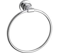 anilla de toallas tesa Luup, metal cromado, autoadhesiva, tecnología adhesiva de montaje, 205 x 185 x 75 mm