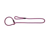 Anilla DINGO, correa para perro con clip y cuerda MAGIC- rosa