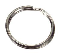 Anilla llavero - niquelada, tamaño 1,4x16x12 mm, presentada en bolsa de 1000 unidades, ideal para organización y sujeción de llaves.