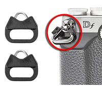 Anillas correa bandolera adaptador triangular compatible con Fujifilm fuji split eyelet mano muñeca neck strap empuñadura cinturón X-S10 GFX 100 50S 50R X-T4 X100V X-T200 X-PRO3 X-A7 X-T3 X-H1