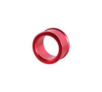 Anillas de aluminio para patas de aves, Anillos de aluminio for patas de pájaros, loros y palomas, ID, 8mm, multicolor, paquete de 30(Red)