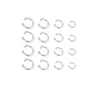 Anillas de salto 100-200pcs/lot Stainless Steel Split Rings Open Jump for DIY Jewelry Finding Making Connector Accessories(Steel 200pcs,0.4X3.0mm)