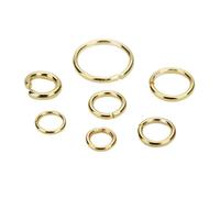 Anillas de salto 100-200pcs Stainless Steel Split Rings Open Jump Connector DIY Necklace Bracelet Making Jewelry Findings(4mm Gold X100pcs)
