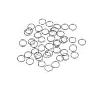Anillas de salto 200Pcs/Lot 3-10mm Metal Jump Rings Round Split Gold Color Jewelry Connector for DIY Making Findings Accessories Supplies(Color 10,4mm X 200pcs)