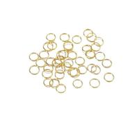 Anillas de salto 200Pcs/Lot 3-10mm Metal Jump Rings Round Split Gold Color Jewelry Connector for DIY Making Findings Accessories Supplies(Color 9,4mm X 200pcs)