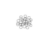 Anillas de salto 200Pcs Stainless Steel Open Jump Rings for Jewelry Making Supplies DIY Double Loops Split Connectors for Findings(0.7 x 5mm 200pcs)