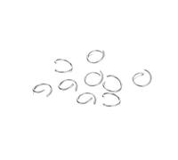 Anillas de salto 200Pcs Stainless Steel Open Jump Rings for Jewelry Making Supplies DIY Double Loops Split Connectors for Findings(1.0 x 8mm 01)