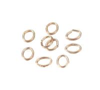 Anillas de salto 300pcs/lot 4 5 6 7mm Oval Jump Rings Split Connectors for Diy Jewelry Finding Making Open Metal(Color 4,5x7mm)