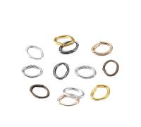 Anillas de salto 300pcs/lot 4 5 6 7mm Oval Jump Rings Split Connectors for Diy Jewelry Finding Making Open Metal(Color 7,4x5mm)