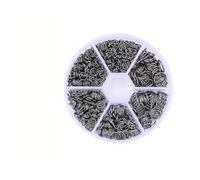 Anillas de salto 4/5/6/7/8/10mm Open Jump Rings for Jewelry Making, Split, Link Loop, DIY Findings, 1 Set Box(Color 5)