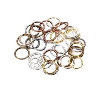 Anillas de salto 50-200pcs 3 4 5 6 7 8 10 12 14 16 20mm Jump Rings DIY Jewelry Making Connector Split Accessories Findings Supplies(Color 9,16mmX100pcs)