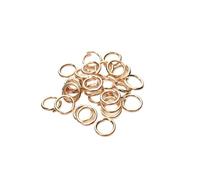 Anillas de salto 50-200pcs DIY Jewelry Findings Open Single Loops Jump Rings Split Ring for Making Connectors(Color 7,14mmX100PCS)
