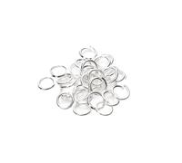 Anillas de salto 50-200pcs DIY Jewelry Findings Open Single Loops Jump Rings Split Ring for Making Connectors(Color 3,10mmX200PCS)