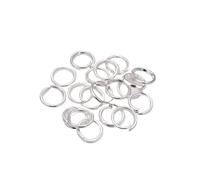 Anillas de salto 50-200pcs/lot 3-20 mm Jump Rings Split Connectors for Diy Jewelry Finding Making Accessories(Color 6,10mm x 200Pcs)