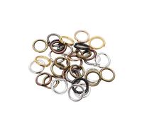 Anillas de salto 50-200pcs/lot 3-20 mm Jump Rings Split Connectors for Diy Jewelry Finding Making Accessories(Color 11,5mm x 200Pcs)