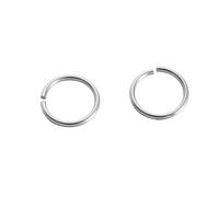 Anillas de salto 50-200pcs/lot Stainless Steel Open Jump Rings 4 5 6 8mm Split Connectors DIY Necklace Jewelry Making Findings Accessories(1x8mm 200pcs)