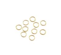 Anillas de salto 50-200pcs/lot Stainless Steel Open Jump Rings 4 5 6 8mm Split Connectors DIY Necklace Jewelry Making Findings Accessories(0.8x5mm 100pcs)