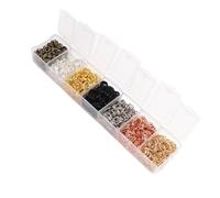 Anillas de salto One Set Box 3 4 5 6 7 8 10mm Colors Open Jump Rings Split Link Loop for DIY Jewelry Making Findings Connector(Mixed 6mm 1400pcs)