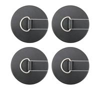 Anillas en D para Kayak | Pack de 4 Parches con Argollas en D para Paddle Surf,Ganchos de Fijación para Barco Hinchable,para Cubierta de Deportiva, Viajes, Desplazamientos, Excursiones y