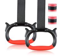 Anillas Gimnasia para Niños Anillas Calistenia con Correa Ajustable y 2 Correas Antideslizante para Entrenamiento de Fuerza, Crossfit, dominadas y dips (Capacidad de Carga 300kg)