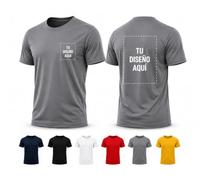Anillas Isabel Pack 5 Camisetas Técnicas Personalizadas para Peñas, Despedidas y Grupos | Camisetas Deportivas Unisex para Eventos y Amigos (FR/ES, Letras, XL, Regular, Regular, Gris)
