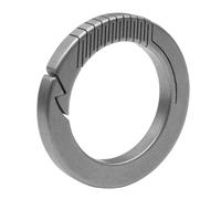 Anillas mosquetón, llavero antipérdida, anillos de liberación rápida, clip redondo, herramienta práctica para mujeres y hombres, clip redondo antipérdida