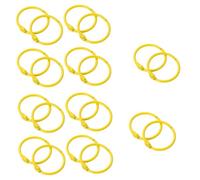 Anillas para carpetas, 20 anillos for libros de 3 cm diámetro, anillo carpeta metal for bricolaje, for el hogar, escuela, oficina, folletos, archivos tarjetas, rojo