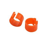 Anillas para Patas 100 Uds. Anillo for Patas de Aves de Corral, Aves de Corral, Palomas, señalización, Anillo Circular for pies, diámetro Interior Verde de 8mm(Light Red)