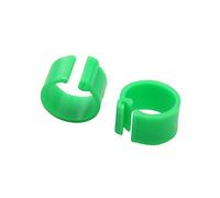 Anillas para Patas 100 Uds. Anillo for Patas de Aves de Corral, Aves de Corral, Palomas, señalización, Anillo Circular for pies, diámetro Interior Verde de 8mm(Green)