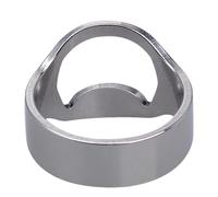 Anillo abrebotellas de dedo, abrebotellas, abrebotellas de cerveza de mano, herramienta de barra de cerveza de acero inoxidable, abridor de latas multifuncional para fiestas, hogar, hotel y cocina