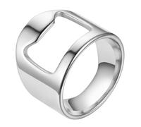 Anillo abridor de botellas de camarero,Abridor de botellas de anillo,Anillo de camarero de acero de titanio | Elegante anillo de de acero de titanio, abridor de de cerveza portátil c