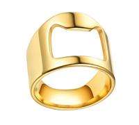 Anillo abridor de botellas de camarero,Abridor de botellas de anillo | Herramienta creativa para barra de cerveza,Anillo de barman portátil de acero de titanio, abridor de botellas de dedo, anillo de