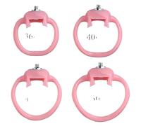 Anillo accesorio HT-V5 Click & Lock 36/40/45/50mm, Dispositivo de Castidad masculina, accesorios for jaula for pene, anillo for pene, juguete sexual BDSM for hombres Gay(Pink,36mm Ring)