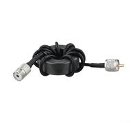 Anillo acelerador de onda corta 1,8-30 MHz para radio RF, balun de corriente 1:1 para suprimir interferencias de modo común, conector M macho a hembra M, EM-43 (1000 W) o EM-25 (200 W) (EM-43)