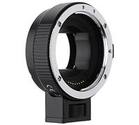 Anillo Adaptador Auto Focus AF EF-NEXII para Objetivo EF EF-S a Cámara con Montura NEX E Soporte de Marco Completo Pines Dorados Enfoque Automático Lento TTL Exposición Automática Apertura Antivibraci