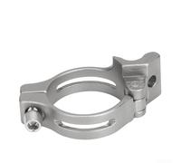 Anillo adaptador de abrazadera de desviador delantero de aleación de aluminio para bicicletas de carretera, 31,8 mm/34,9 mm de diámetro, tipo de bloqueo directo, componente de bicicleta ligero y de