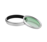 Anillo Adaptador de Filtro de Lente Compatible con cámara Fujifilm X100VI X100V, Ajuste de 49mm UV CPL ND, Tapa de Lente de Filtro, reemplazo de AR-X100(Silver Set)