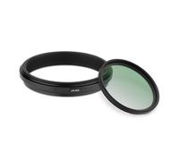 Anillo Adaptador de Filtro de Lente Compatible con cámara Fujifilm X100VI X100V, Ajuste de 49mm UV CPL ND, Tapa de Lente de Filtro, reemplazo de AR-X100(F)