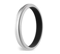 Anillo Adaptador de Filtro de Lente Compatible con Fujifilm X100VI X100V 49mm UV CPL ND AR-X100(Silver Adapter Ring)